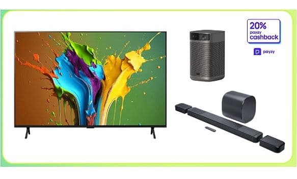 20% Payzy Cashback στον Γερμανό για TV/Projectors/Soundbars συνολικής αξίας 399€