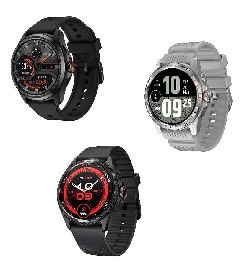 TicWatch Android Smartwatch - Pro 5 92€ | Enduro 101€ | Atlas 124€ - Amazon