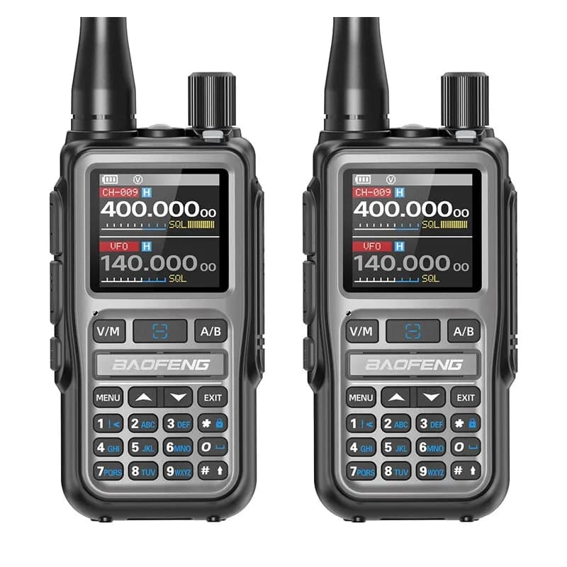 2τμχ BAOFENG UV-5R Mini 5W Walkie Talkie Bluetooth APP Two Way Radio