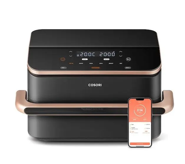 Cosori Dual Blaze TwinFry Air Fryer με Wi-Fi & Διπλό Αποσπώμενο Κάδο 10lt