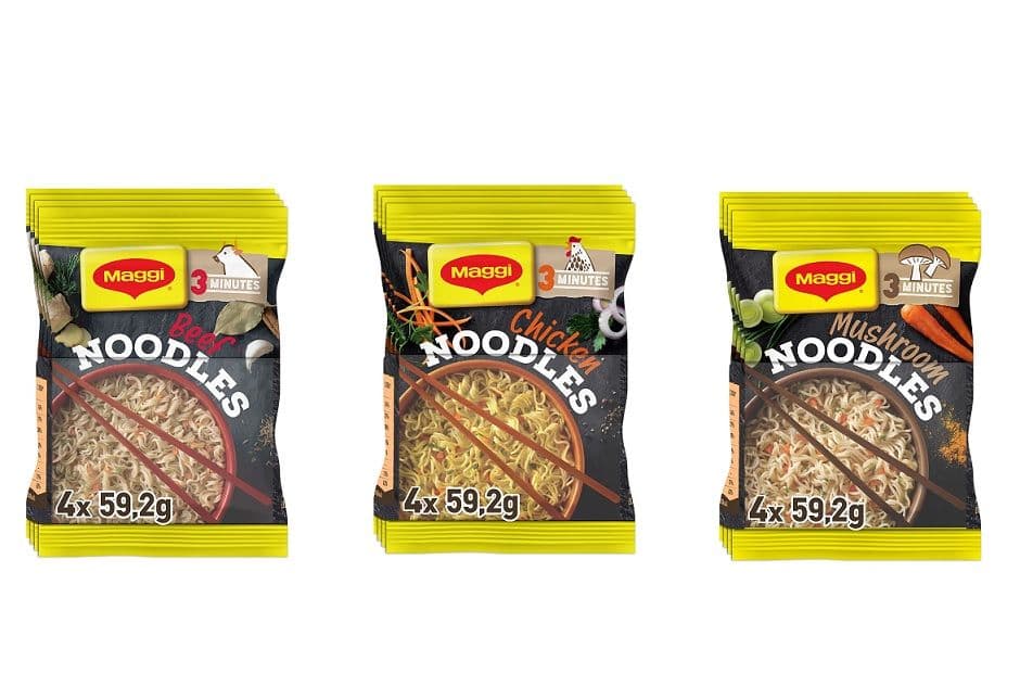 Noodles Maggi 4 x 59.2g με 1,85€ ή 1,75€ με Lidl Plus