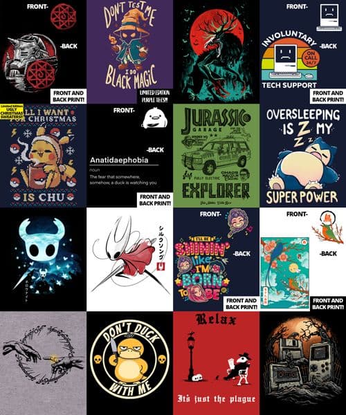 Qwertee Black Friday T-shirt από 4€ (όχι τυχαία)