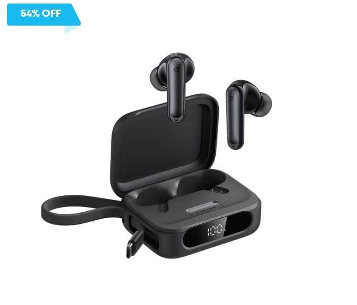 Soundcore by Anker P41i | Smart ANC True-Wireless Earbuds with Portable Phone Charger (Built-in)