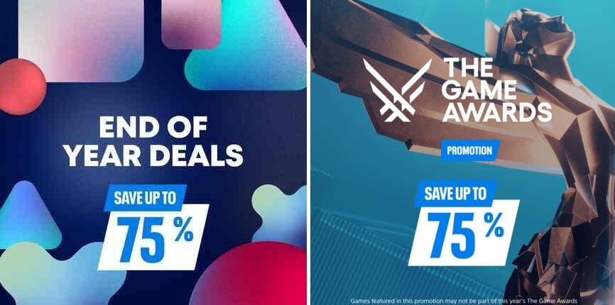 PS Store End of year/Game Awards με διάφορες προσφορές σε video games