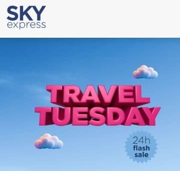 Προσφορές για την Travel Tuesday στην Sky Express