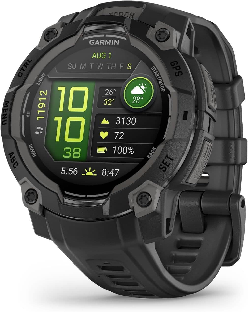 Garmin Instinct 3 45mm Αθλητικό Smartwatch