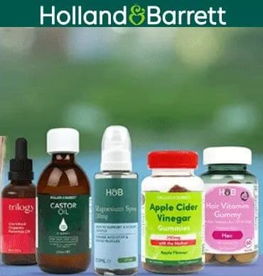 Holland & Barrett - Προφορές σε συγκεκριμένα προϊόντα έως 40% και επιστροφή Eurobank 10%