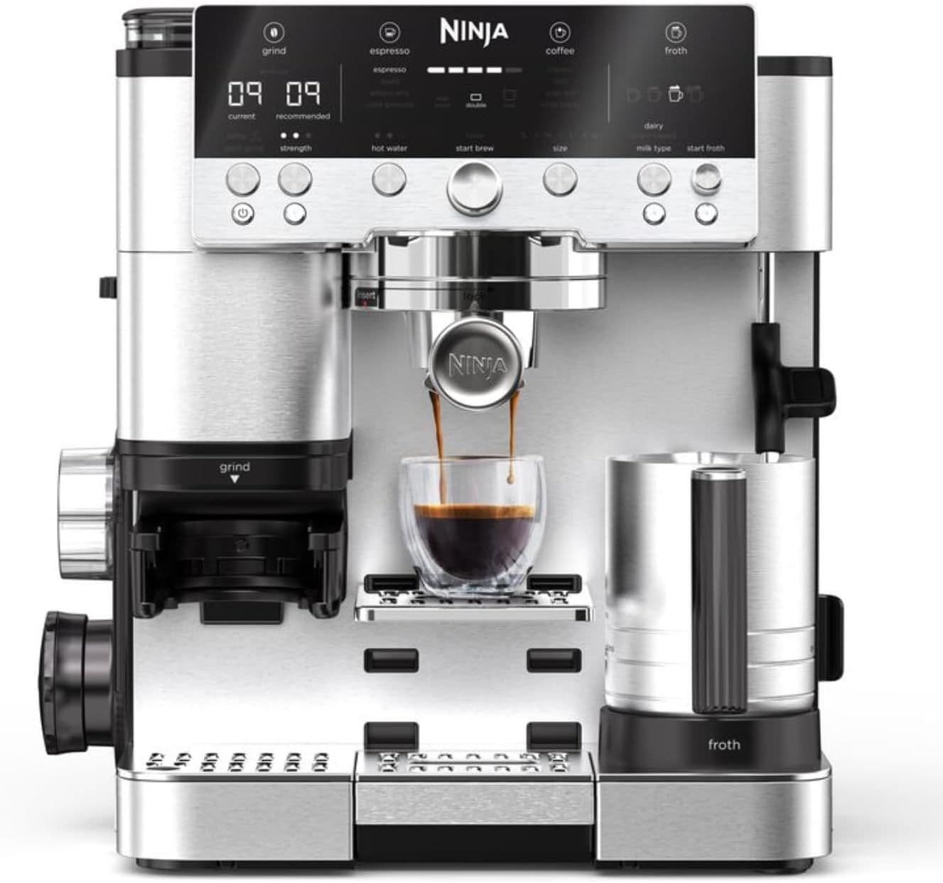 Ninja Luxe Premier ES601EU Αυτόματη Μηχανή Espresso 1650W
