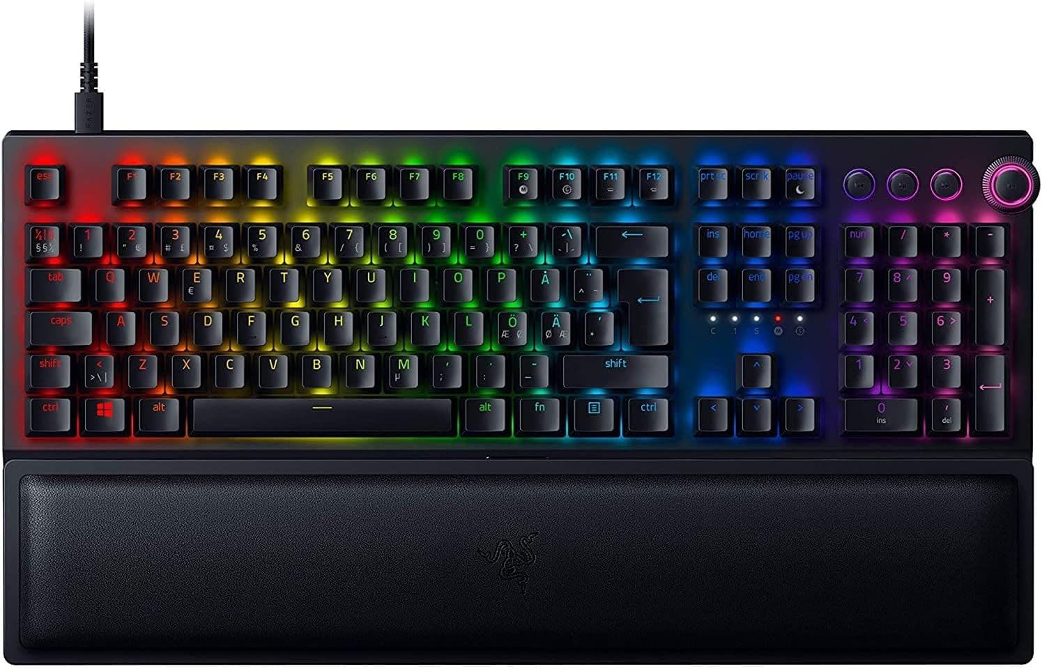 Razer BlackWidow V3 Pro (Yellow Switch - Nordic Layout) Ασύρματο Πληκτρολόγιο