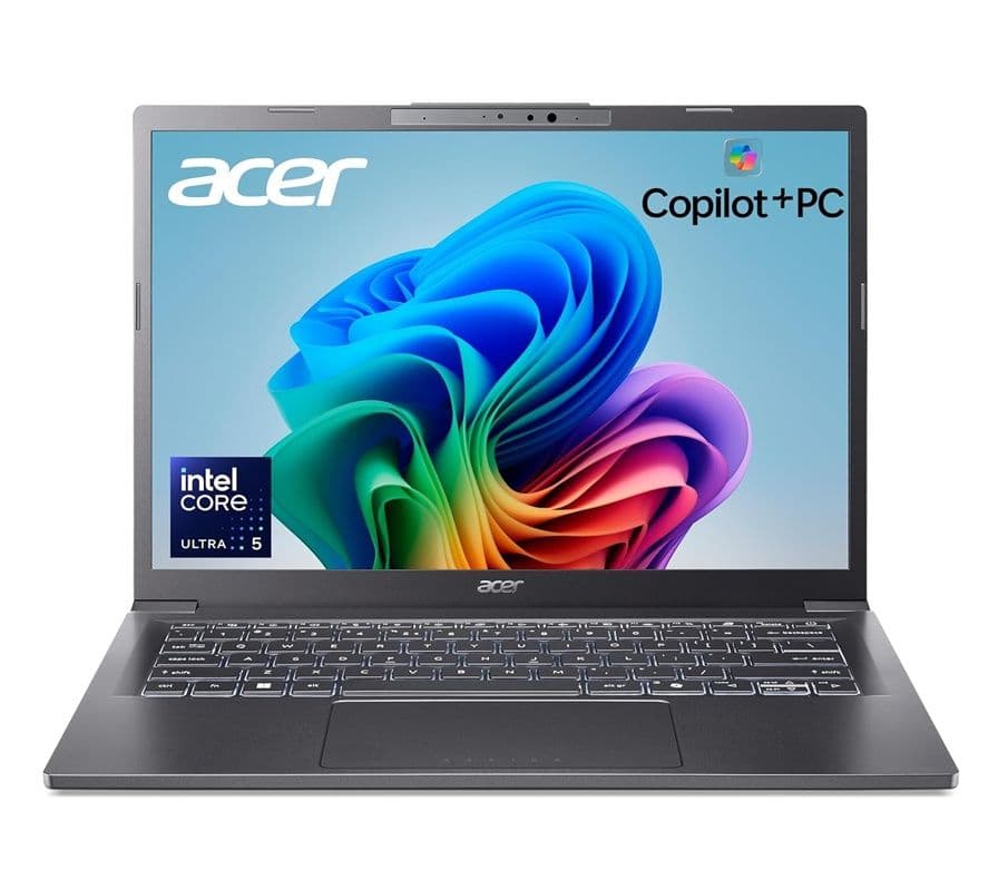 acer Aspire 14 AI Copilot+ PC (14" WUXGA | Core Ultra 5 226V | 16GB LPDDR5X | 512GB SSD | Wi-Fi 6E | W11)