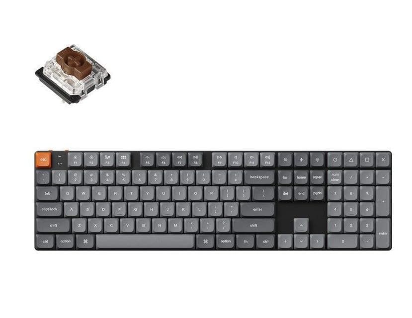 Keychron K5 Max QMK/VIA K5M-H3 Ασύρματο Gaming Μηχανικό Πληκτρολόγιο (Gateron Brown RGB) -35% για Skroutz Plus μέλη