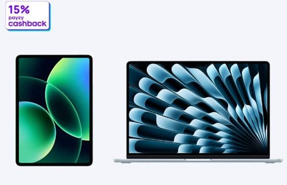 Laptops & Tablets από 199€ με 15% payzy cashback & επιλέον εγγύηση στον Γερμανό