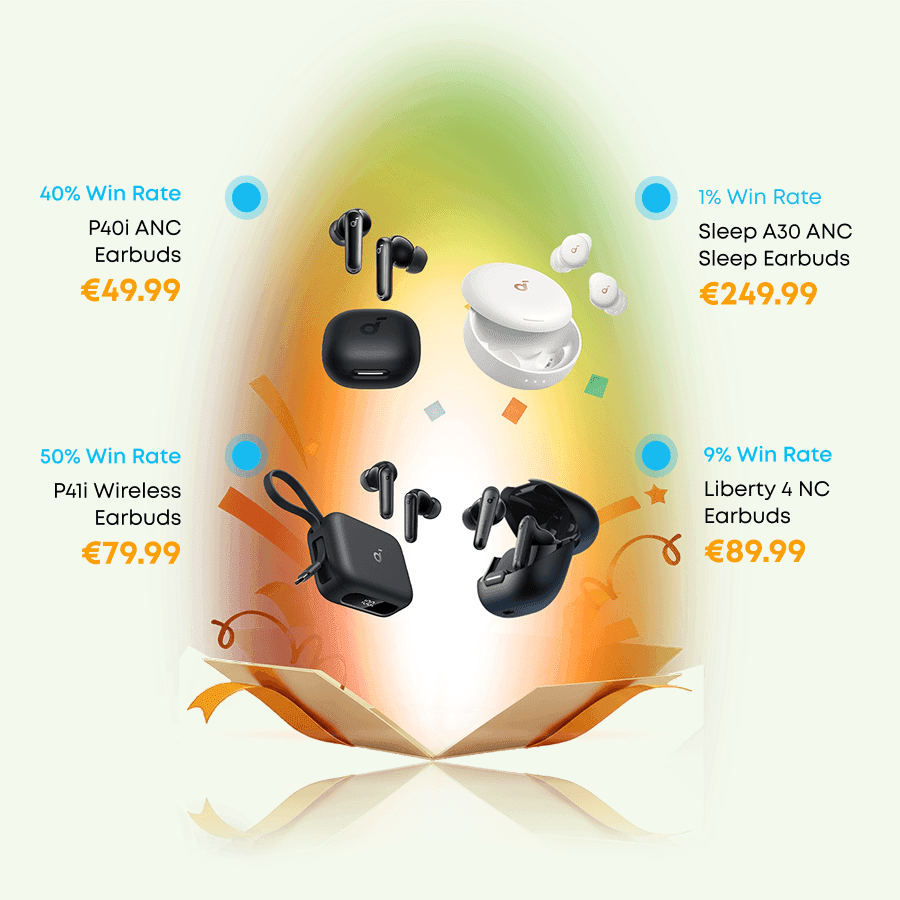 Spring Sale Mystery Box από 29,99€ από την Soundcore EU