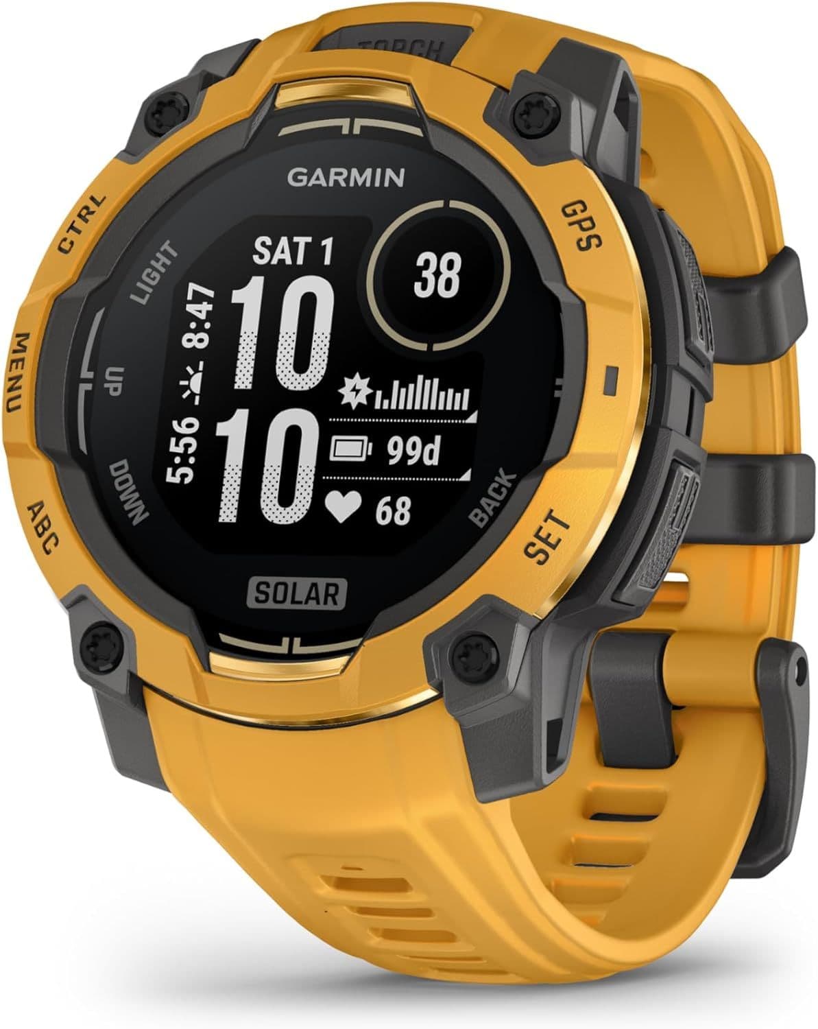 Garmin Instinct 3 Solar 45mm Αθλητικό Smartwatch