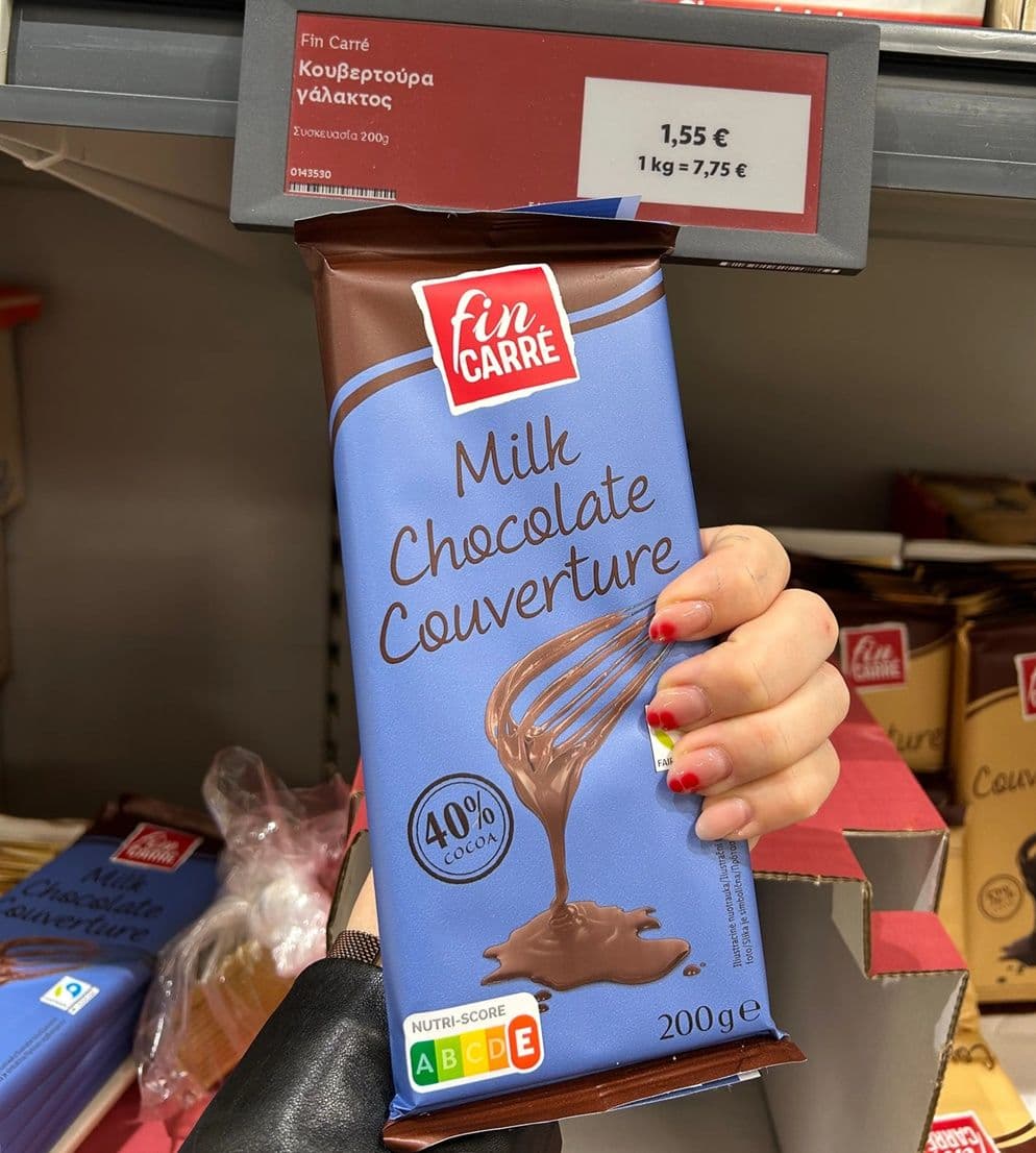 Κουβερτούρα γάλακτος Fin Carre 40% 200gr στα Lidl