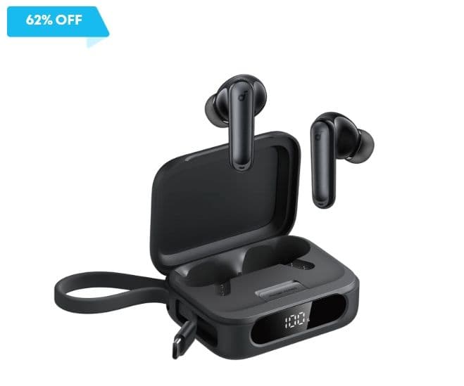 Soundcore by Anker P41i | Smart ANC True-Wireless Earbuds with Portable Phone Charger (Built-in)