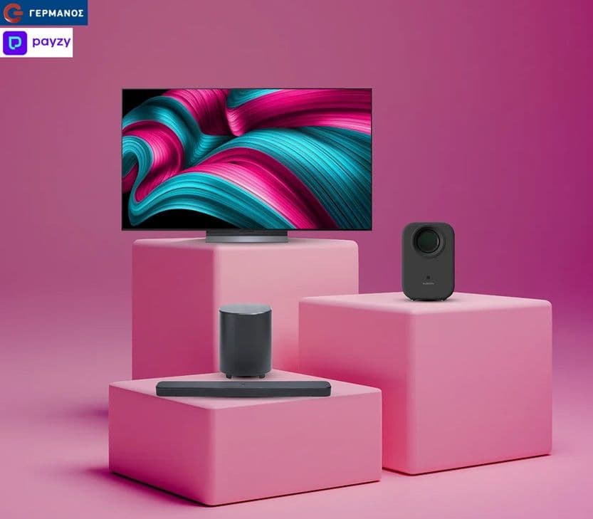 20% payzy cashback σε TV, Soundbars, και Projectors για αγορές άνω των 349€ στον Γερμανό