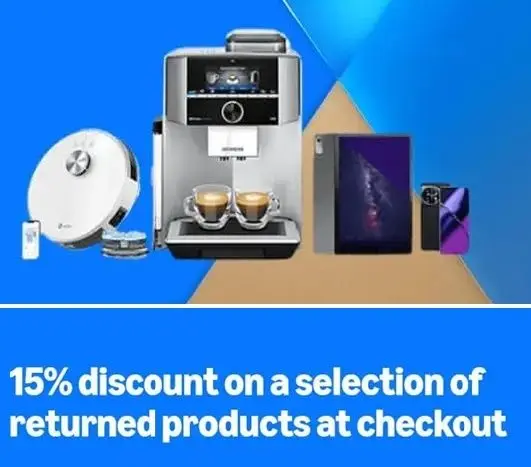 15% έκπτωση για επιλεγμένες αγορές μέσα από το Amazon Resale