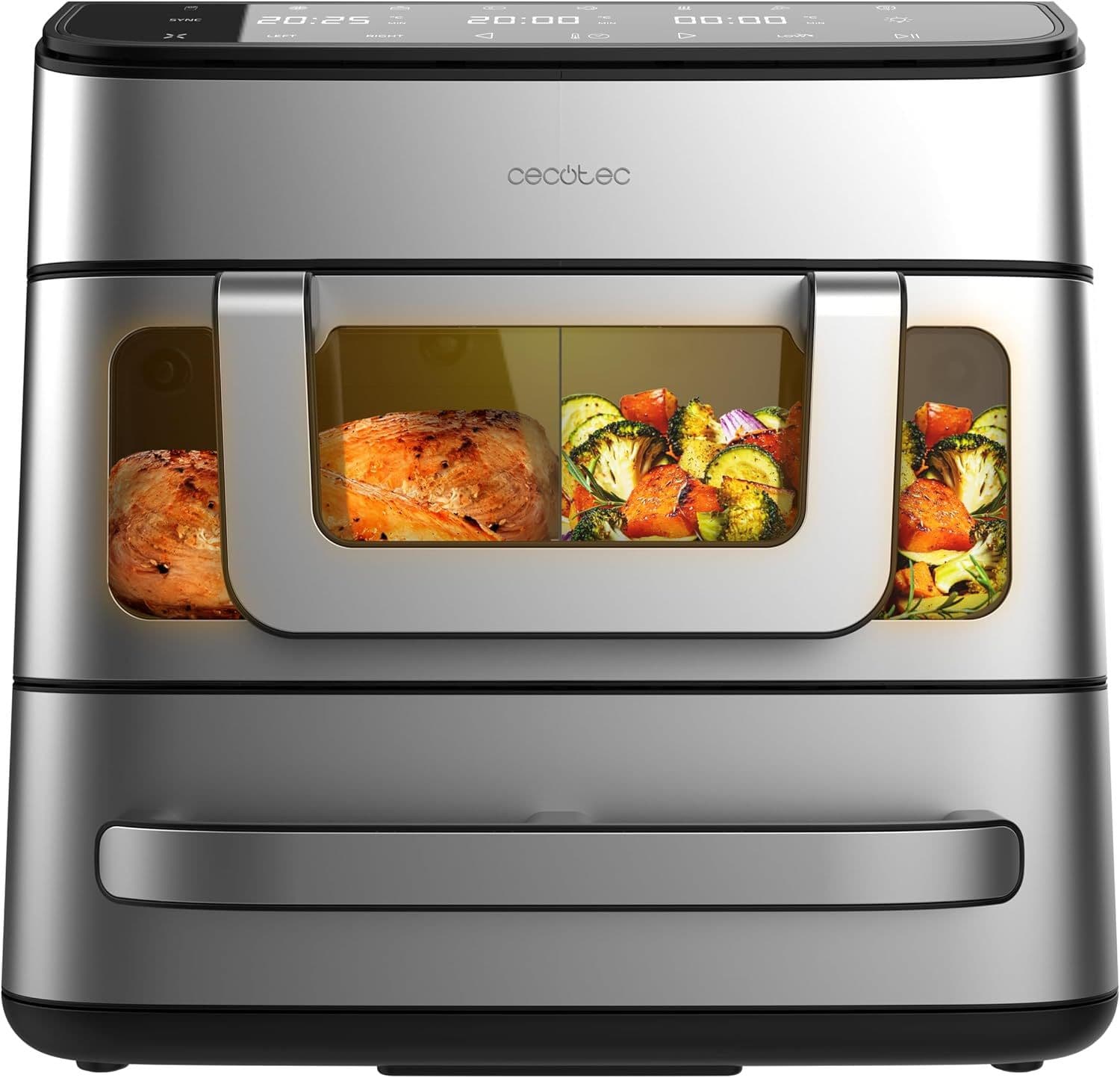 Cecotec Cecofry FoodCourt 18000 4Pizza Air Fryer και Φούρνος Πίτσας