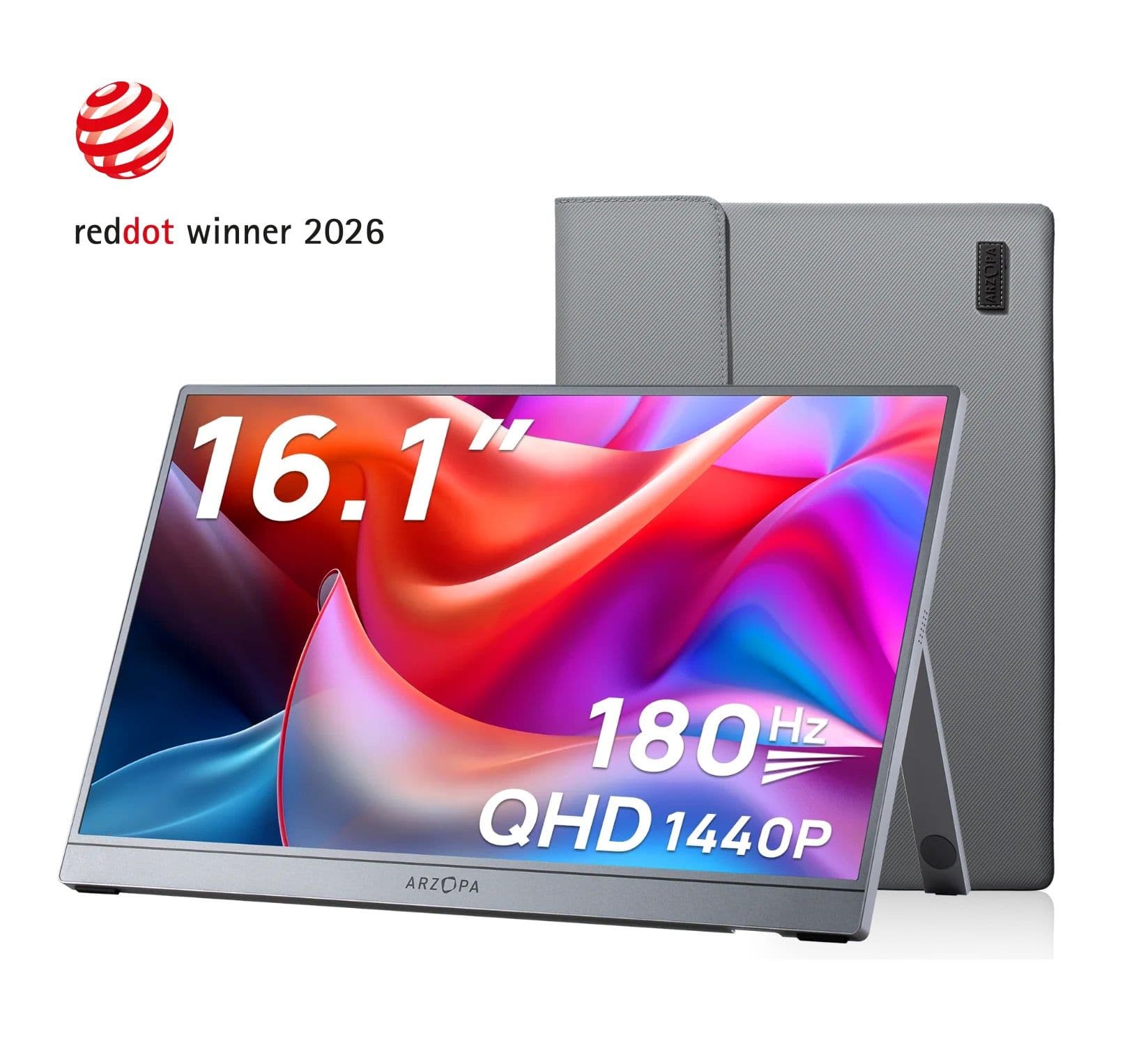 Φορητή Οθόνη Arzopa Z3FC (16.1" 2.5K 180Hz 107% sRGB FreeSync) με 119€