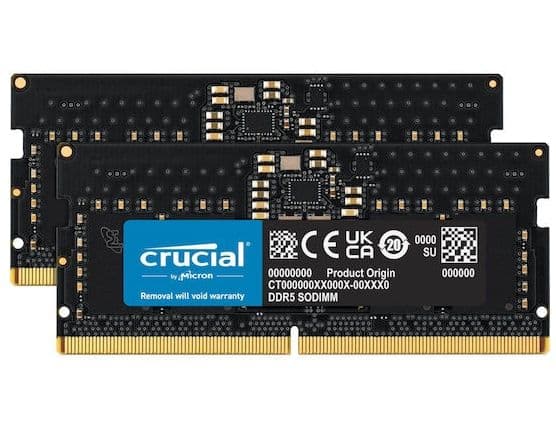 Μνήμη Crucial Sodimm 2x8GB DDR5 στο Skroutz