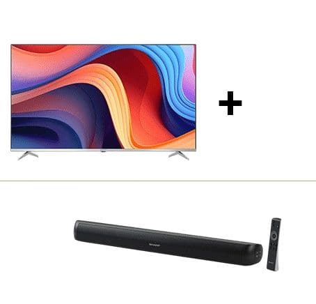 Sharp 55GP6260E 55" Google TV + soundbar Sharp HT-SB107 2.0 με 319€