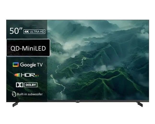 Τηλεοραση Arielli MQLED-50N10T 50" QD-MiniLED 4K Google TV με 329€ & μερικές ακόμα σε έκπτωση από το e-shop.gr
