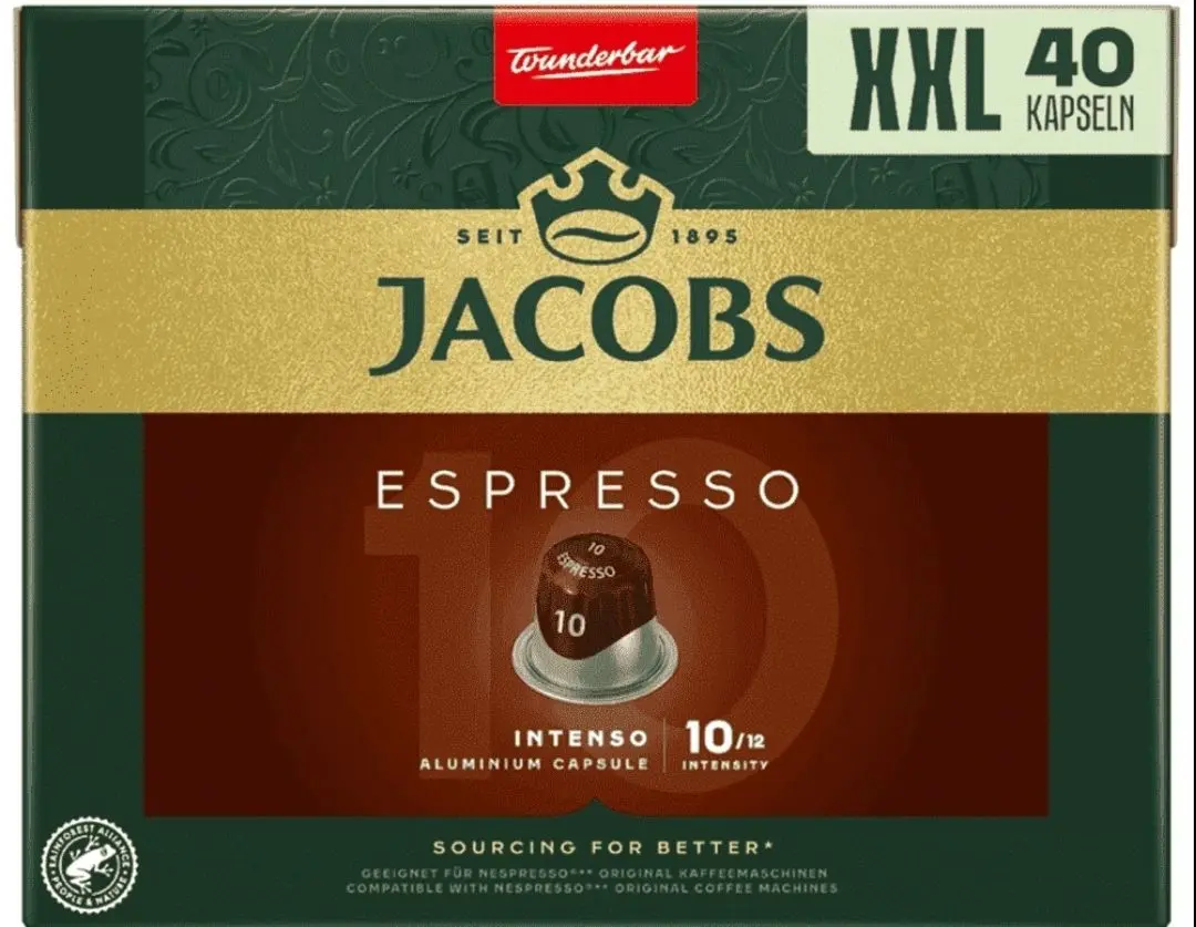 Καψουλες Jacob's Nespresso Intenso 40τμχ.