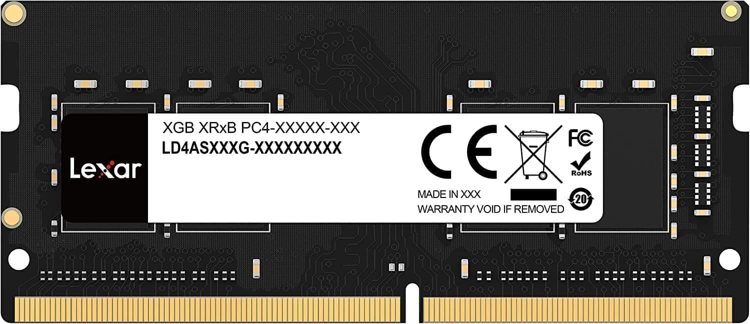 2x Lexar SODIMM DDR4 RAM 8GB 3200MHz