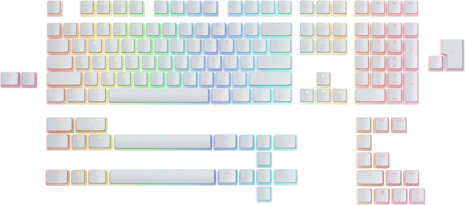 Glorious Gaming 145x Aura Keycaps V2 GLO-KC-AURA2-W