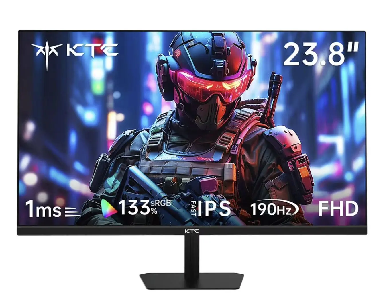 KTC H24F8 Gaming Monitor, 23.8'' 1920*1080 16:9 Fast IPS Screen 190Hz 1ms