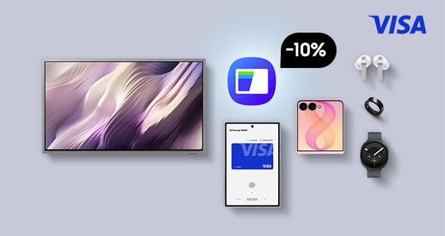 Έκπτωση 10% με Samsung Pay σε Smartphones, Tablets, Wearables, Soundbars & επιλεγμένες TVs