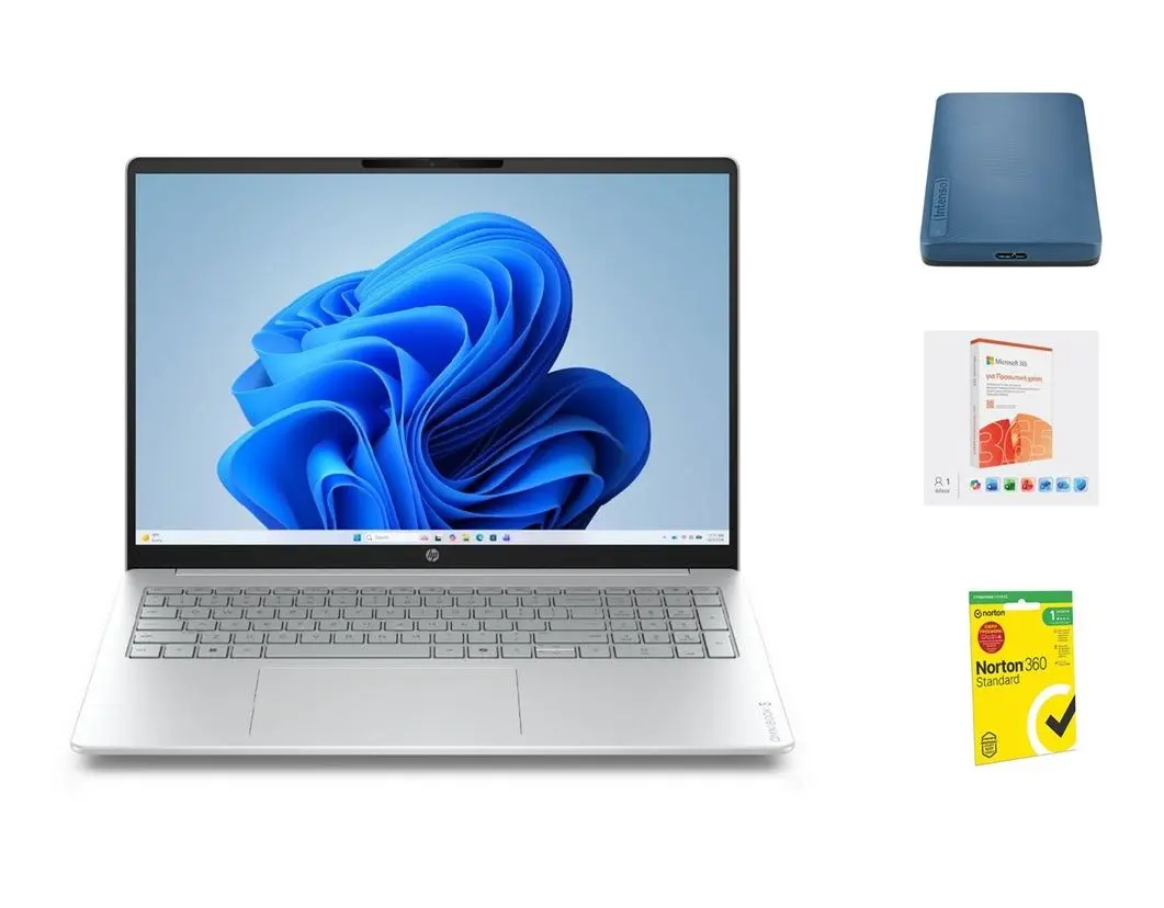 HP Omnibook 3 16-by0002nvx OLED R5-130/16GB/512GB & 3 δώρα (HDD εξ. δίσκος 1TB, Microsoft 365 και Norton 360), στον Κωτσόβολο