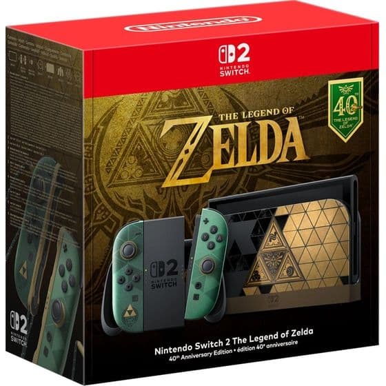 Nintendo Switch 2 The Legend of Zelda - 40th Anniversary Edition