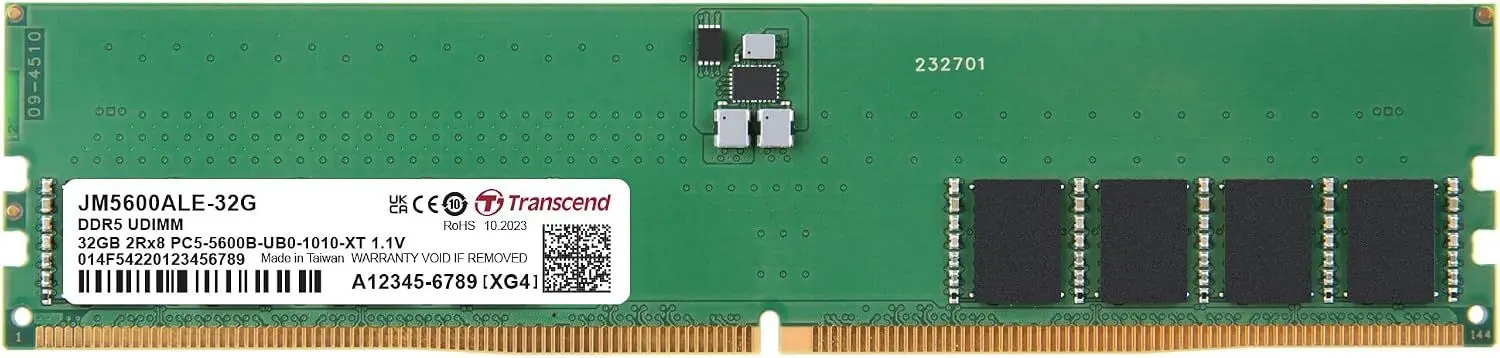 Transcend JetRam 32GB DDR5 5600MHz RAM