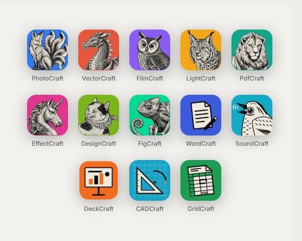 Crafting Apps - Συλλογή από δωρεάν εφαρμογές/αντίγραφα από δημοφιλείς (PC/macOS/Linux)