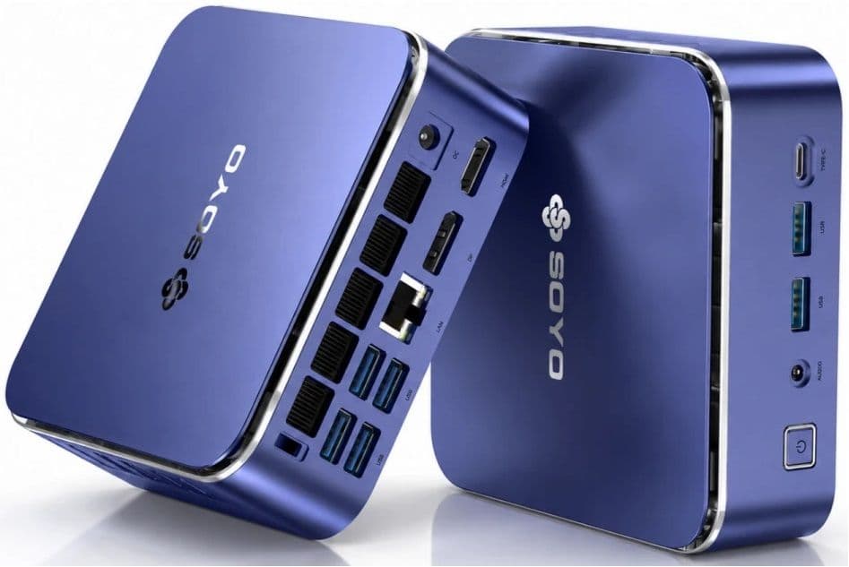 Mini PC SOYO M5 | AMD Ryzen 3 4300U | 16 GB RAM | 512 GB SSD | Windows 11 | 205 €